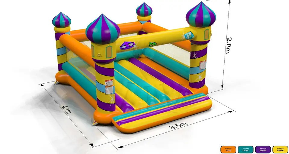 Bounce S Oriental commercial inflatable bounce