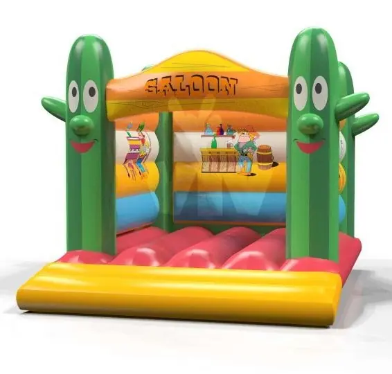 Bounce Saloon Cactus - Micro Collection commercial inflatable bounce