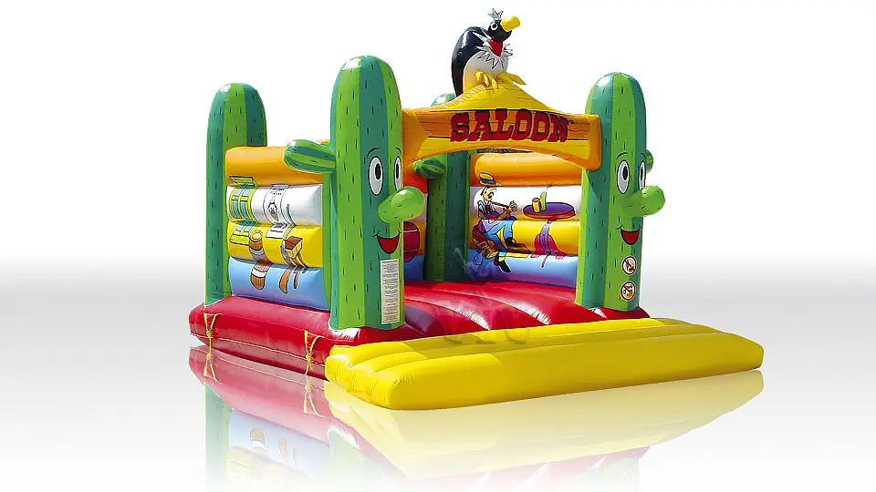 Bounce Saloon Cactus without roof commercial inflatable bounce