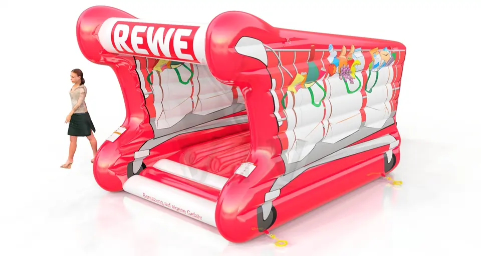 Bounce Shopping troley commercial inflatable bounce