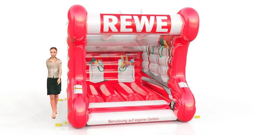 Bounce Shopping troley commercial inflatable bounce