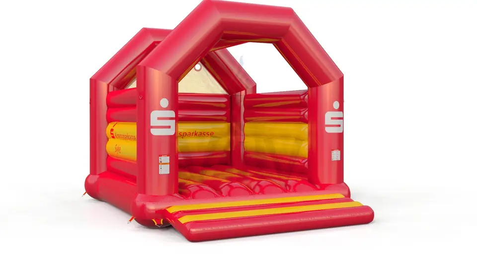 Bounce Sparkasse with detachable roof commercial inflatable bounce