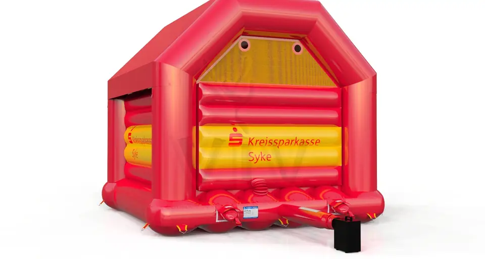 Bounce Sparkasse with detachable roof commercial inflatable bounce