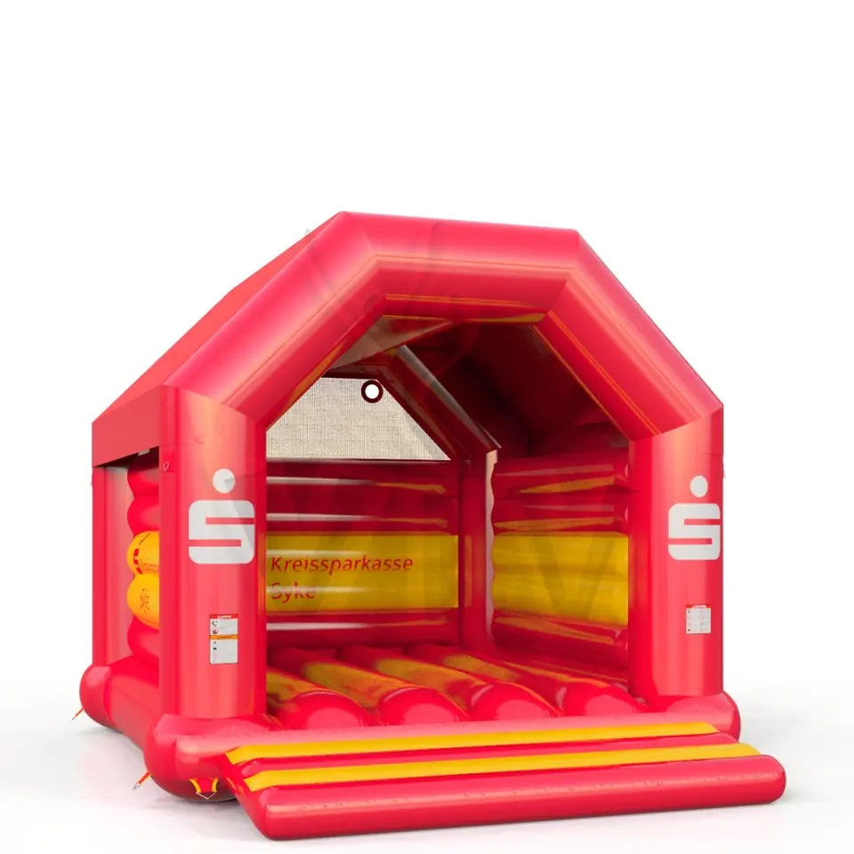 Bounce Sparkasse with detachable roof commercial inflatable bounce