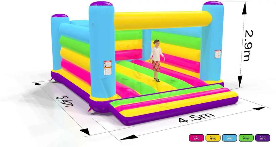 Bounce Startup L (No roof, full walls) commercial inflatable bounce