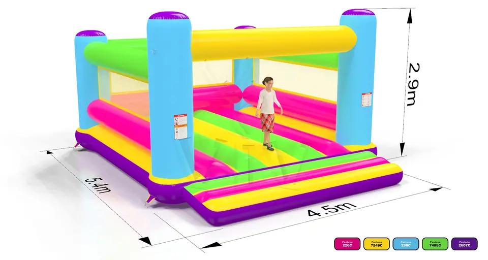 Bounce Startup L (no roof, net walls) commercial inflatable bounce