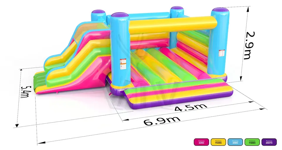 Bounce Startup L with slide commercial inflatable bounce