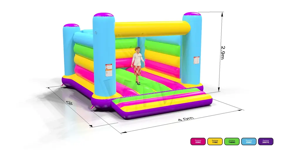 Bounce Startup M (No roof, full walls) commercial inflatable bounce
