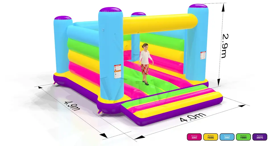 Bounce Startup M (No roof, full walls) commercial inflatable bounce