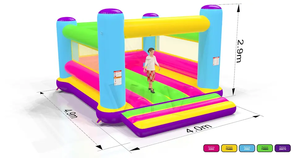 Bounce Startup M (no roof, net walls) commercial inflatable bounce