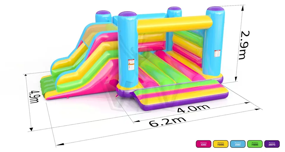 Bounce Startup M with slide commercial inflatable bounce