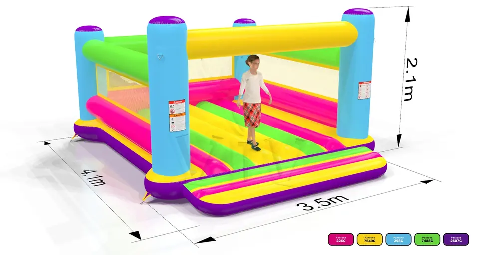 Bounce Startup S (no roof, net walls) commercial inflatable bounce