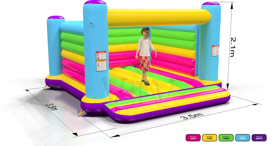 Bounce Startup S2 (No roof, full walls) commercial inflatable bounce
