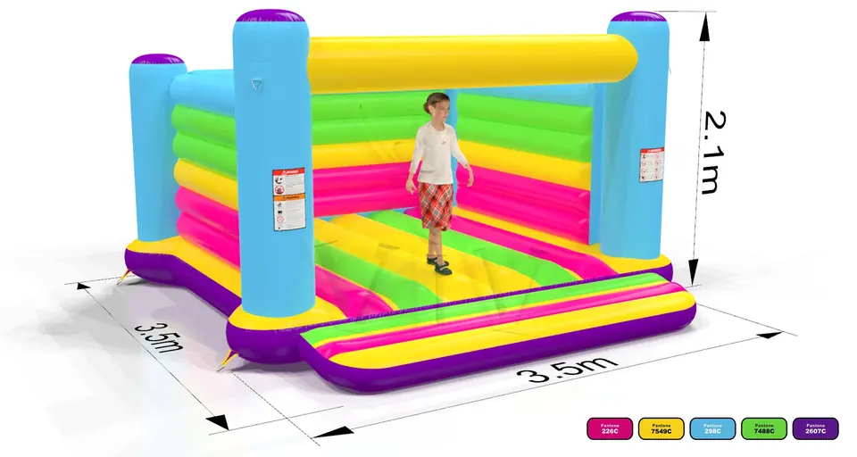 Bounce Startup S2 (No roof, full walls) commercial inflatable bounce