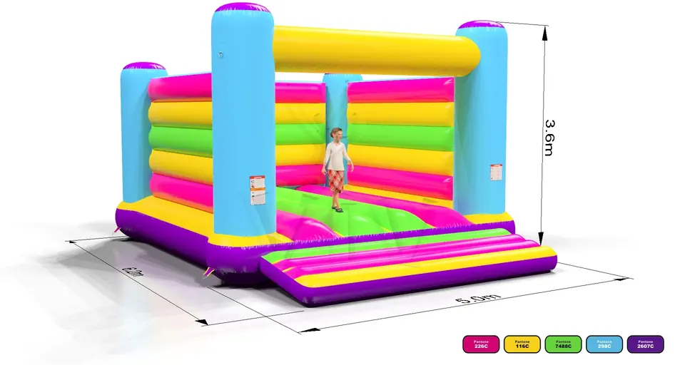 Bounce Startup XL (No roof, full walls) commercial inflatable bounce