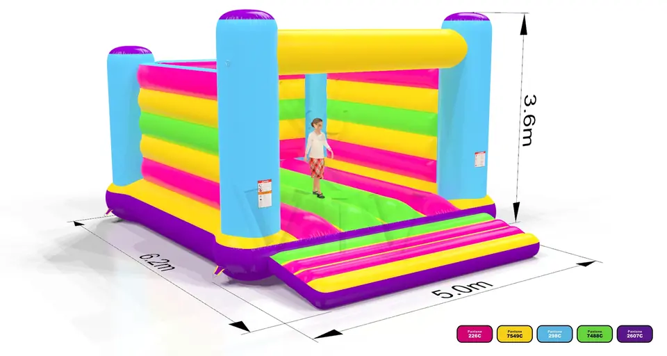 Bounce Startup XL (No roof, full walls) commercial inflatable bounce