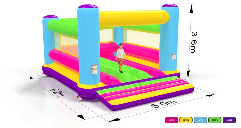Bounce Startup XL (no roof, net walls) commercial inflatable bounce