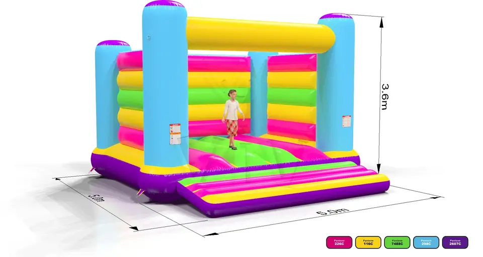 Bounce Startup XL2 (No roof, full walls) commercial inflatable bounce