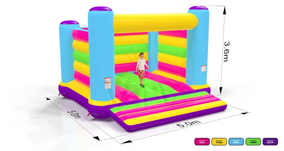 Bounce Startup XL2 (No roof, full walls) commercial inflatable bounce