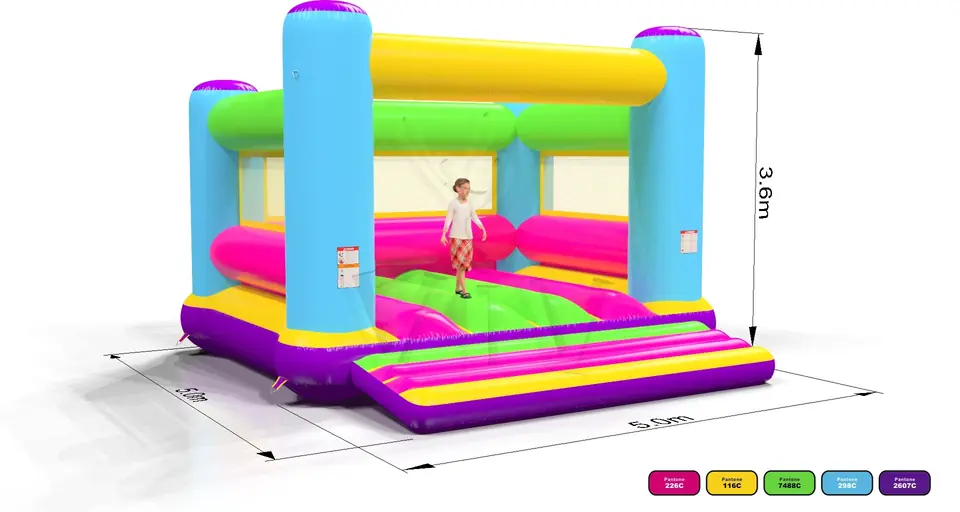 Bounce Startup XL2 (no roof, net walls) commercial inflatable bounce