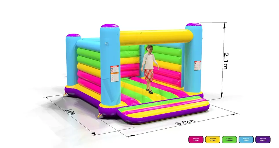 Bounce Startup XS (no roof, full walls) commercial inflatable bounce