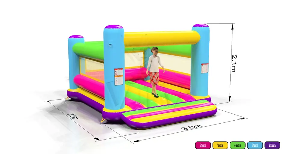 Bounce Startup XS (no roof, net walls) commercial inflatable bounce