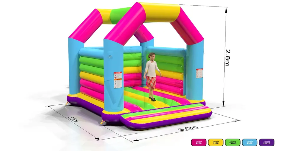 Bounce Startup XS (with roof frame) commercial inflatable bounce