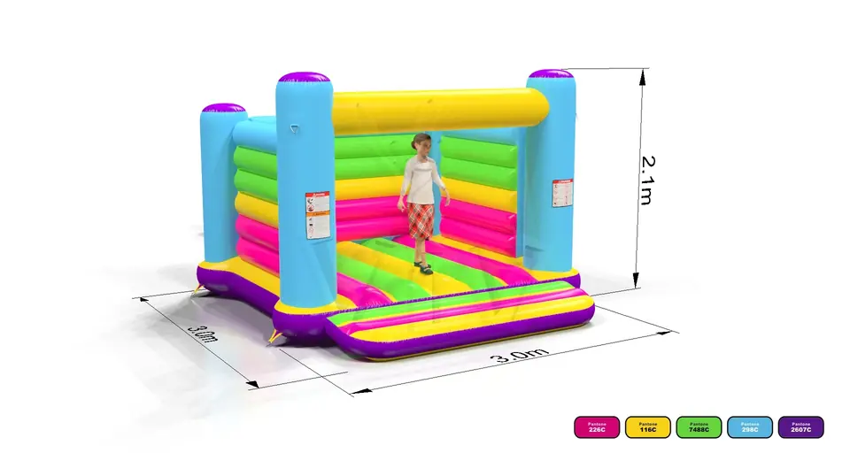 Bounce Startup XS2 (no roof, full walls) commercial inflatable bounce