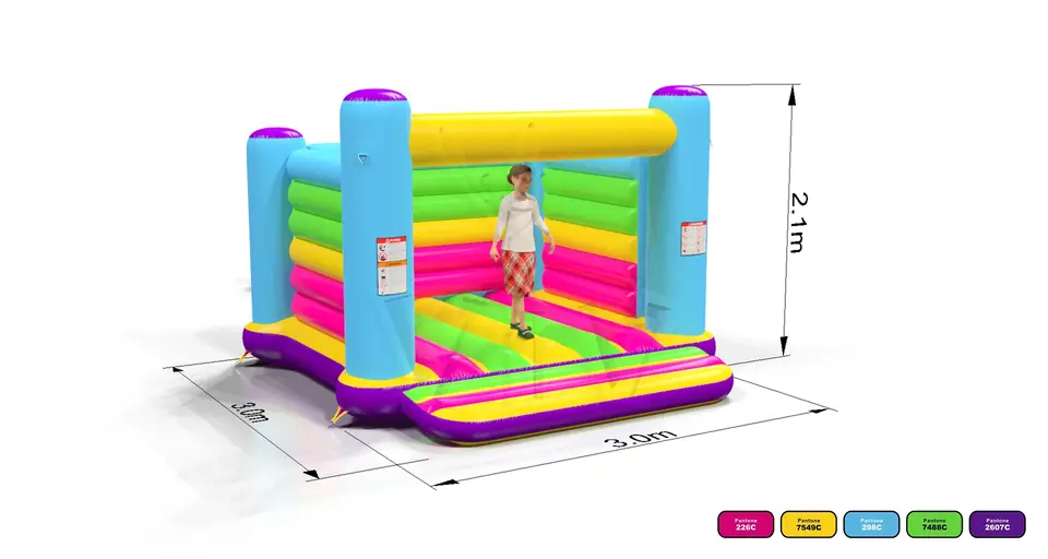 Bounce Startup XS2 (no roof, full walls) commercial inflatable bounce