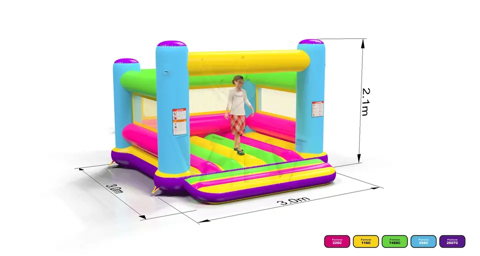 Bounce Startup XS2 (no roof, net walls) commercial inflatable bounce