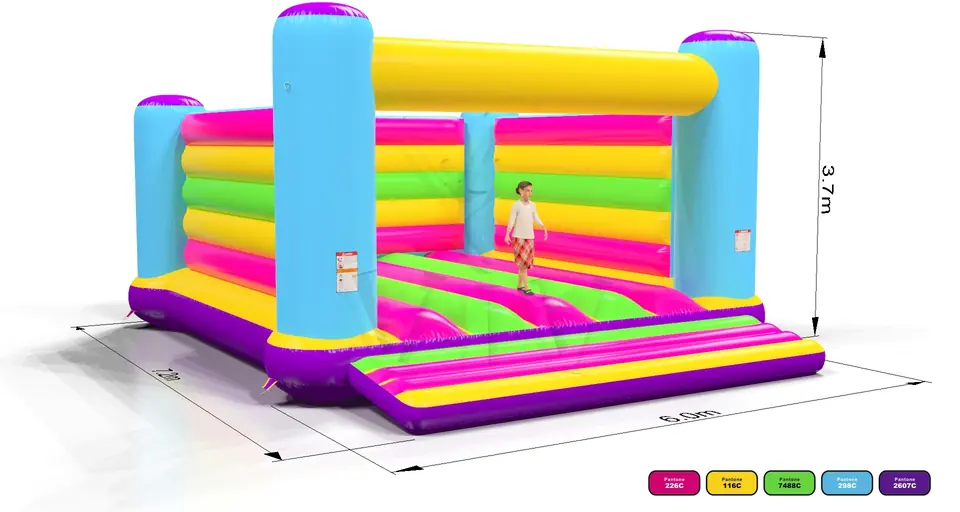 Bounce Startup XXL (no roof, full walls) commercial inflatable bounce
