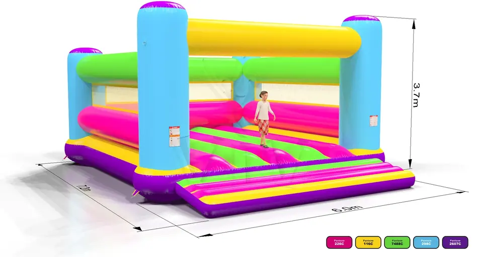 Bounce Startup XXL (no roof, net walls) commercial inflatable bounce