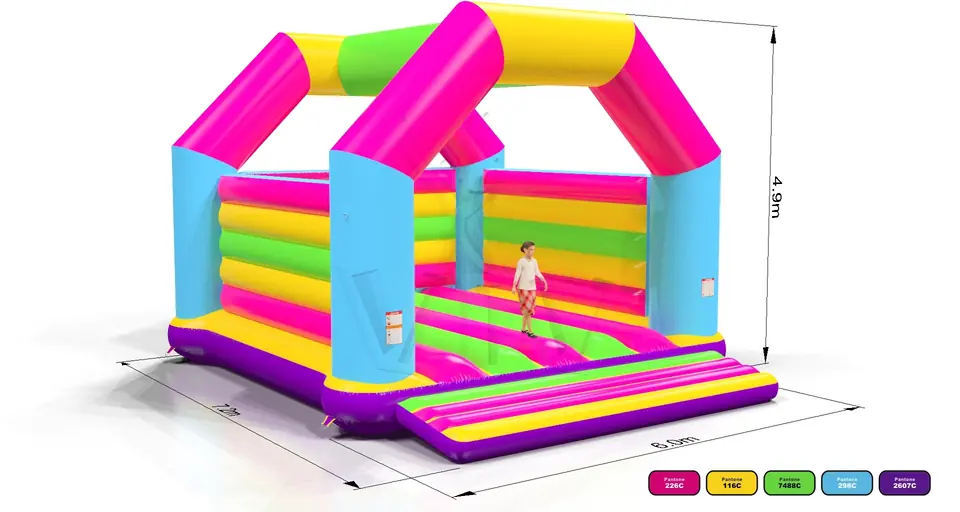 Bounce Startup XXL (with roof frame) commercial inflatable bounce