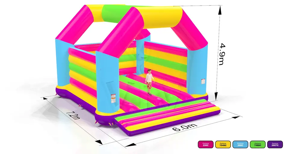 Bounce Startup XXL (with roof frame) commercial inflatable bounce