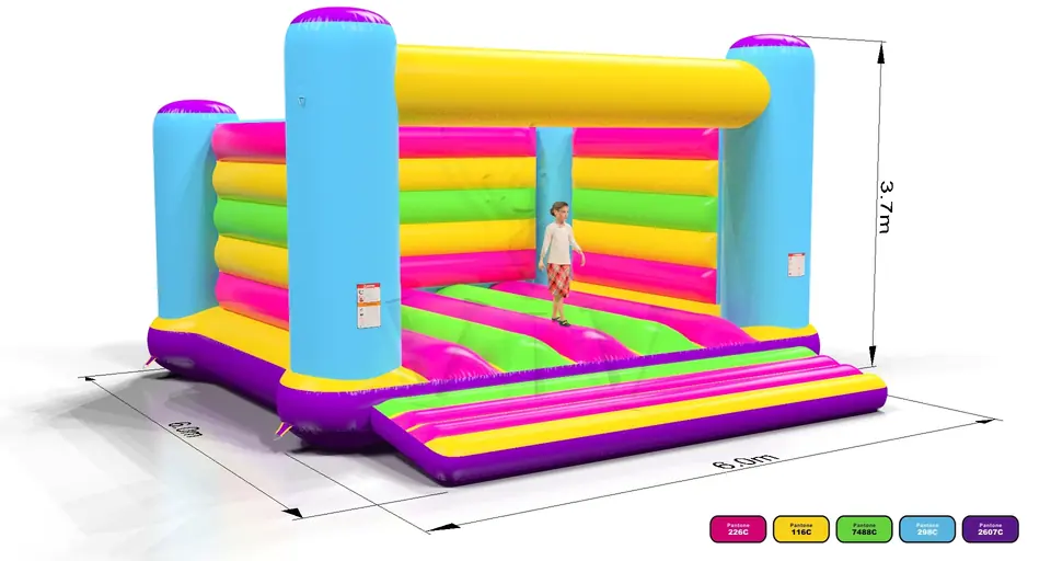 Bounce Startup XXL2 (no roof, full walls) commercial inflatable bounce