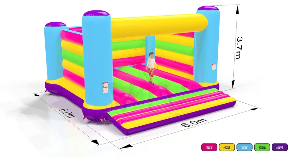 Bounce Startup XXL2 (no roof, full walls) commercial inflatable bounce