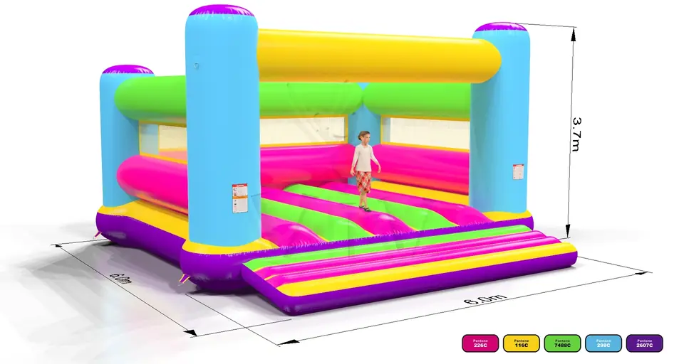 Bounce Startup XXL2 (no roof, net walls) commercial inflatable bounce