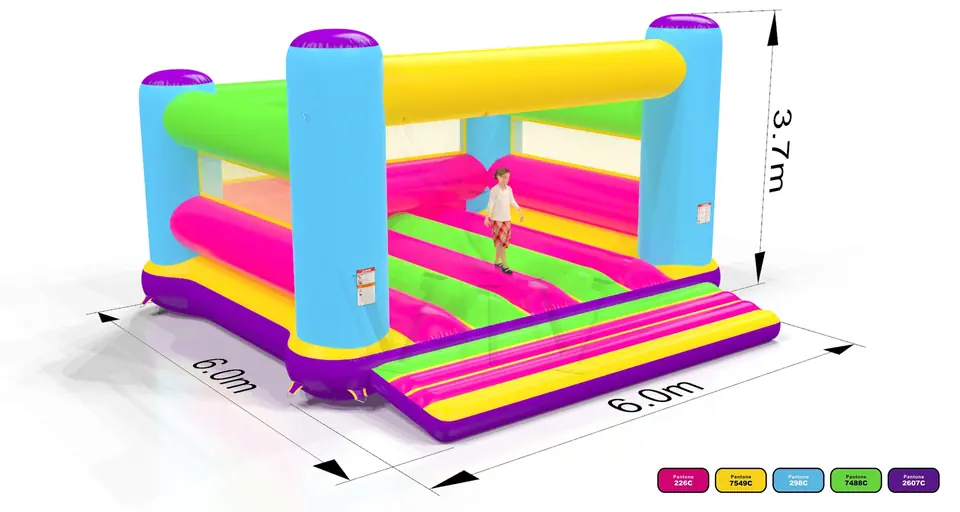 Bounce Startup XXL2 (no roof, net walls) commercial inflatable bounce
