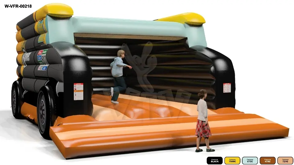 Bounce Truck without roof commercial inflatable bounce