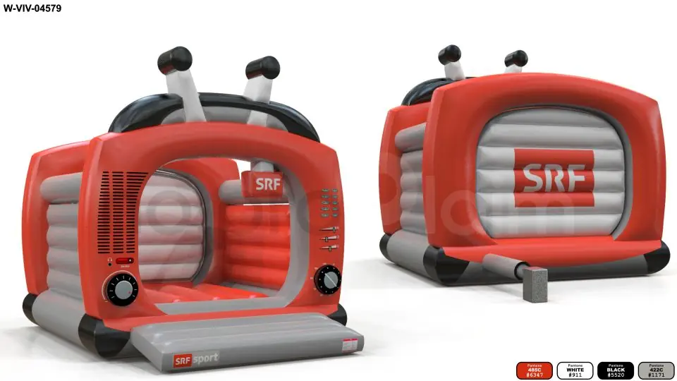 Bounce TV SRF commercial inflatable bounce