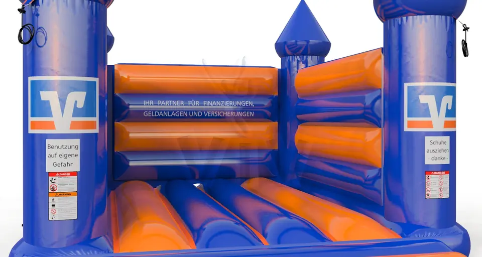 Bounce Volksbank commercial inflatable bounce