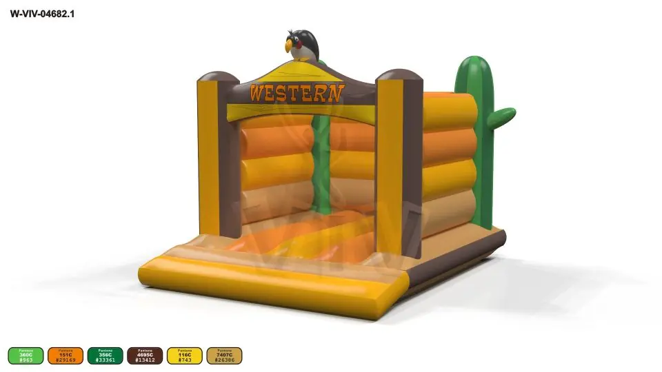 Bounce Western - Micro Collection commercial inflatable bounce