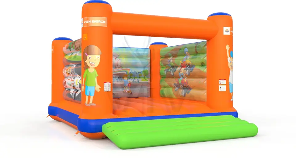 Bounce Wien Energie E-Mobilität commercial inflatable bounce
