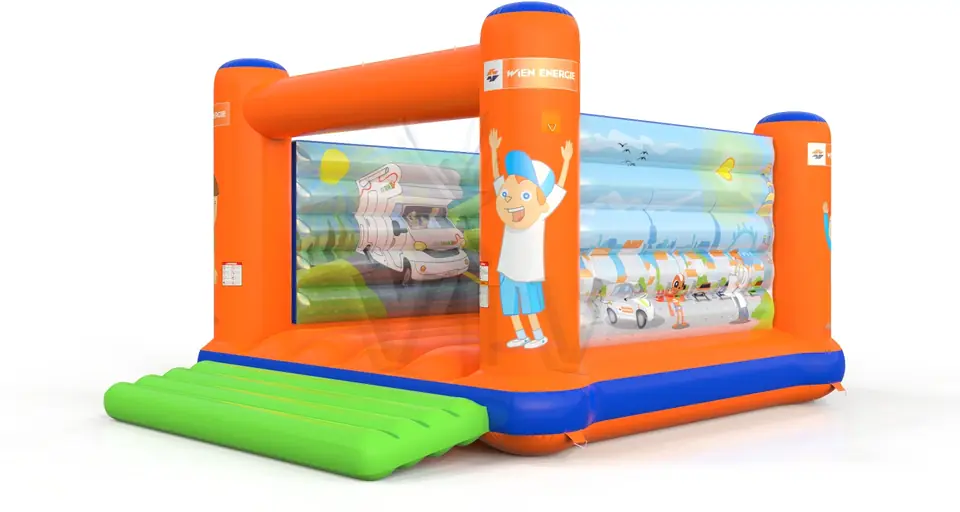 Bounce Wien Energie E-Mobilität commercial inflatable bounce