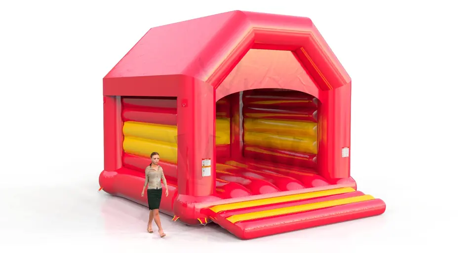 Bounce with detachable roof commercial inflatable bounce