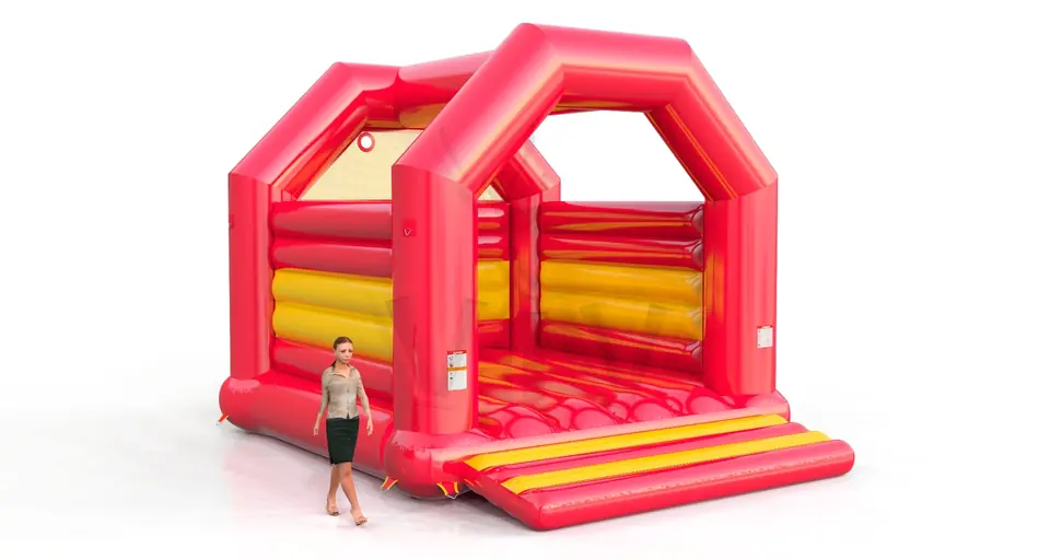 Bounce with detachable roof commercial inflatable bounce