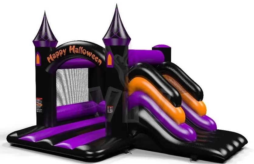 Bounce with Slide - Collection Happy Halloween commercial inflatable bounce