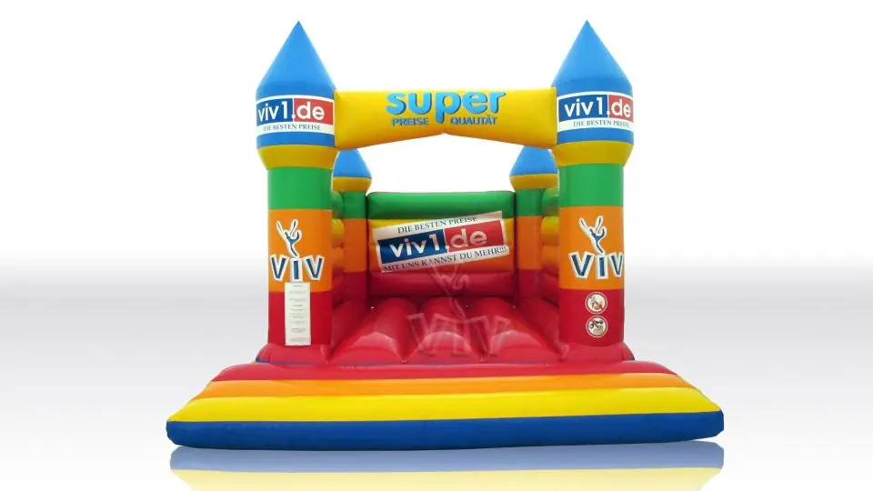 Bounce without roof VIV commercial inflatable bounce
