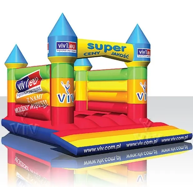 Bounce without roof VIV commercial inflatable bounce