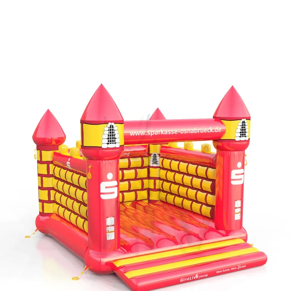Bounce XL Merlin Sparkasse commercial inflatable bounce
